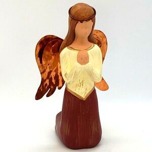 Gentle Souls Handcrafted 2006 The Blessing Copper Winged Angel Figurine